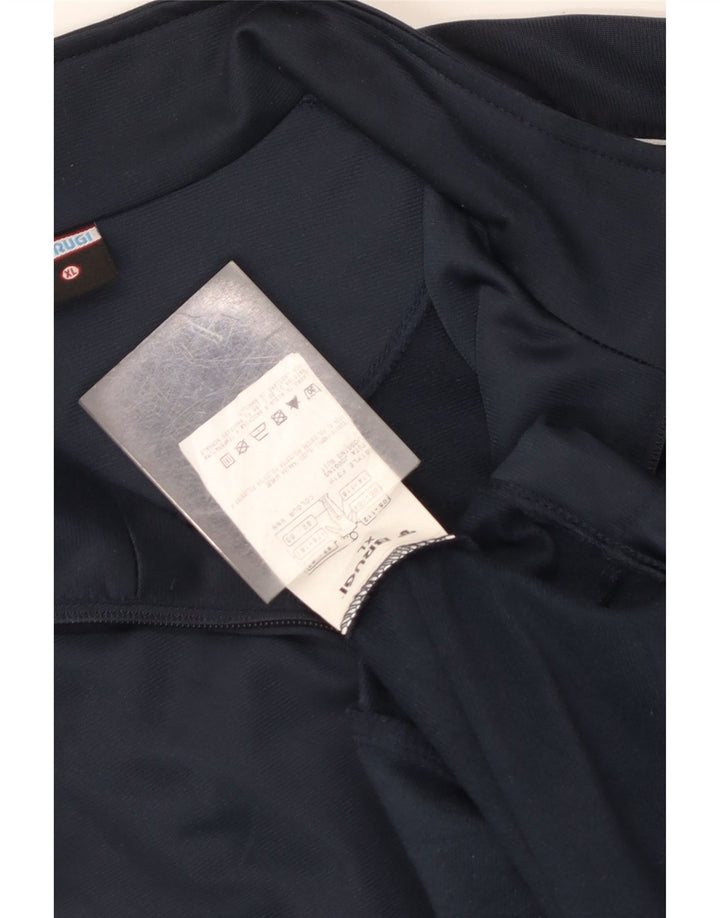 Męska kurtka dresowa Brugi XL granatowa, poliestrowa