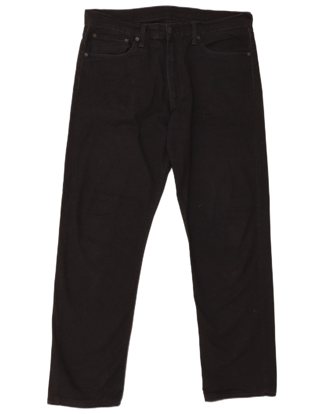 Męskie jeansy LEVI'S 504 Straight W36 L32 Czarna bawełna