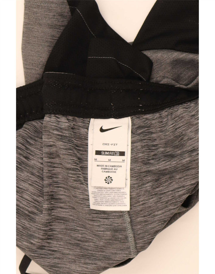 Męskie spodenki sportowe Nike Dri Fit Slim, średnioszary, poliestrowy