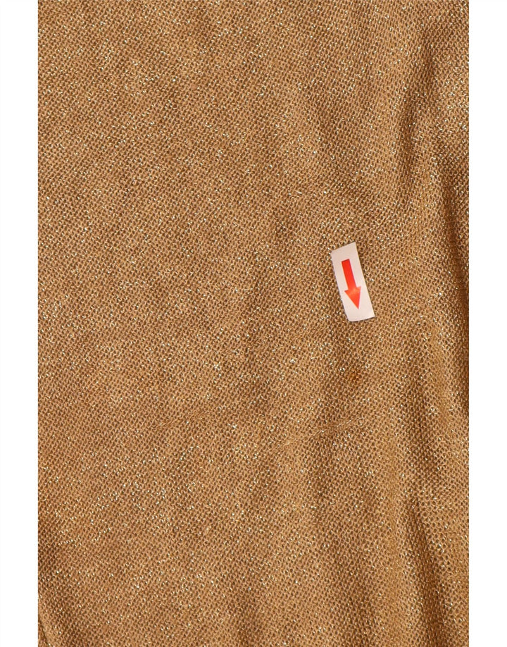 Bluzka damska Vintage Top UK 10 Small Gold