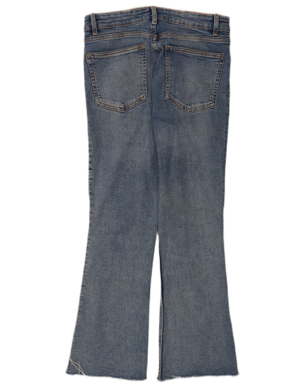 Dżinsy damskie Zara Flare Cropped EU 40 Medium W30 L25 Niebieskie