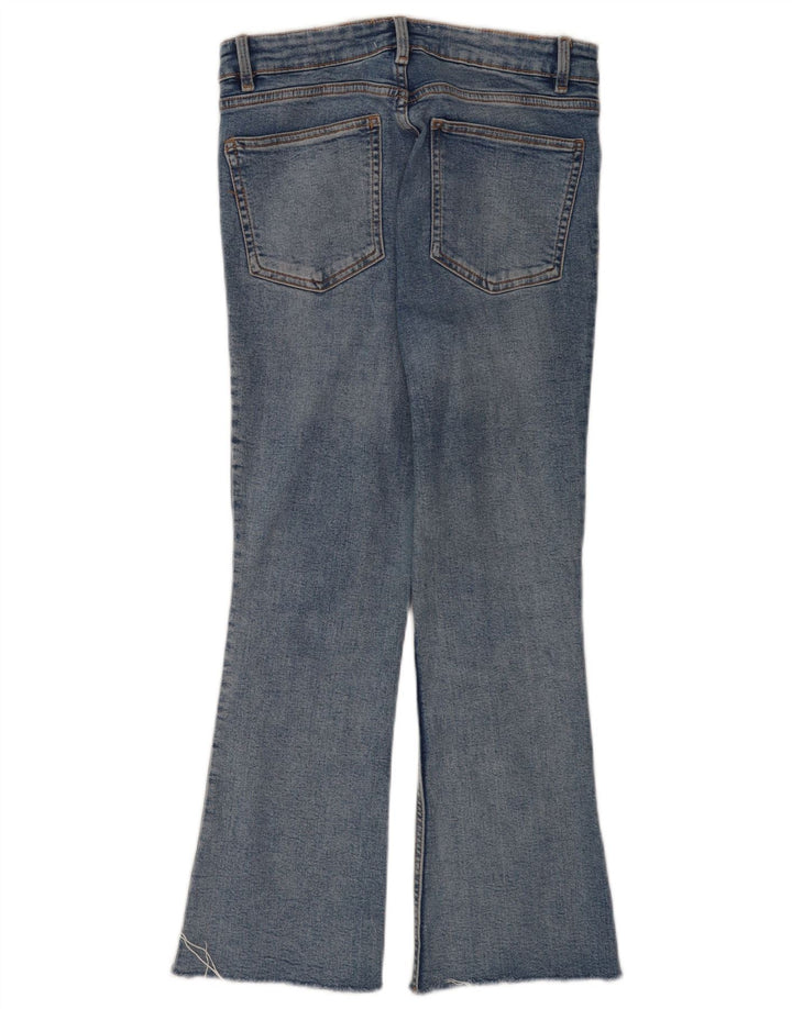 Dżinsy damskie Zara Flare Cropped EU 40 Medium W30 L25 Niebieskie