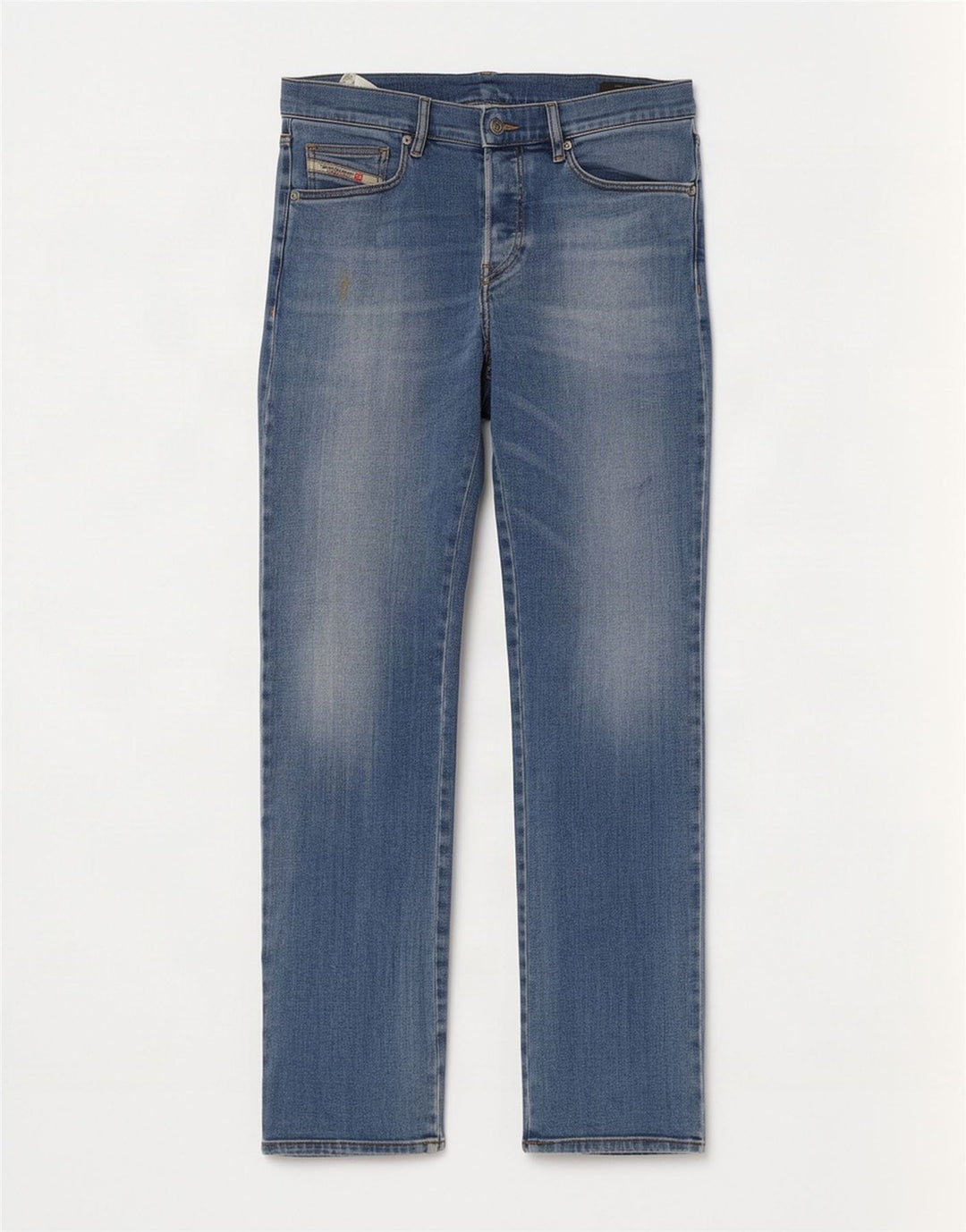 Damskie jeansy Diesel D-Mihtry Straight W32 L30 Niebieskie bawełniane