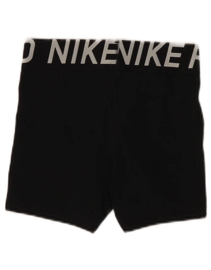 Damskie spodenki sportowe Nike Graphic UK 8, małe, czarne, poliestrowe