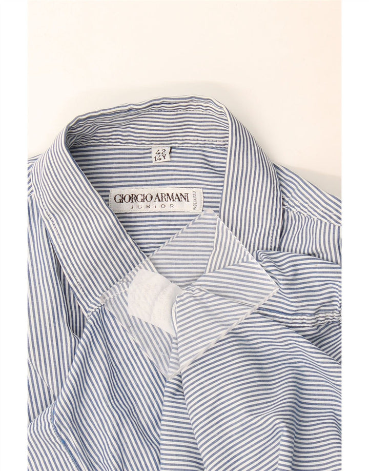 Koszula chłopięca Giorgio Armani 13-14 lat, niebieska w prążki