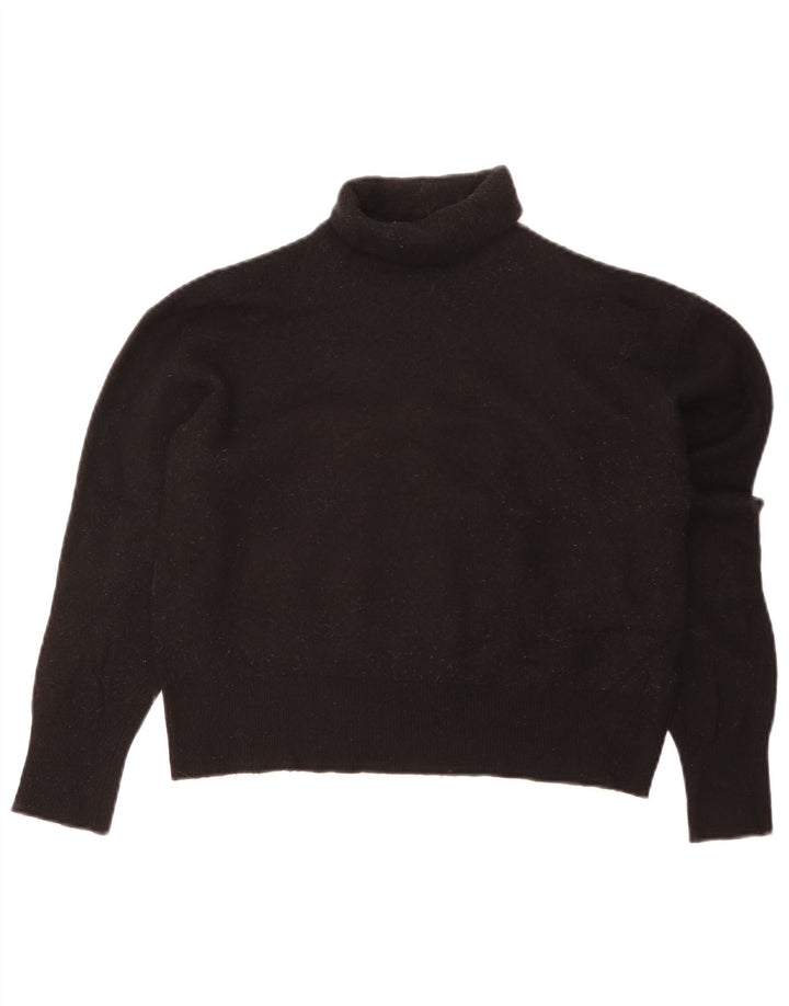 Sweter damski Zara z okrągłym dekoltem UK 14, średni czarny