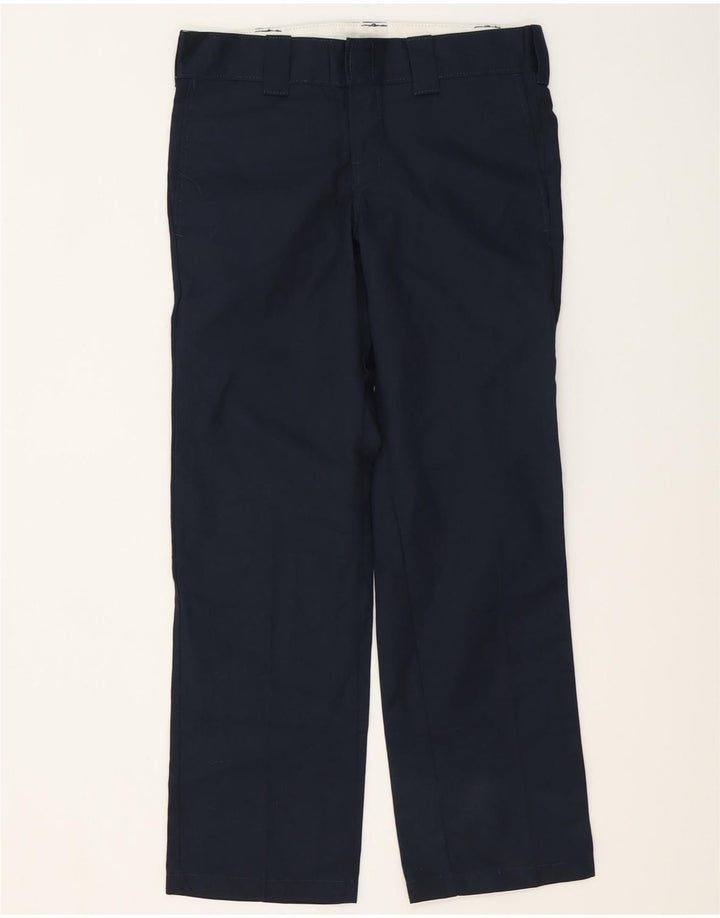 Męskie spodnie typu chino, slim, proste, DICKIES W30 L30 Granatowy poliester