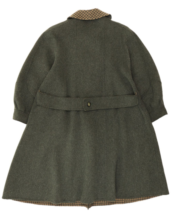 Vintage damski płaszcz IT 44 średni zielony