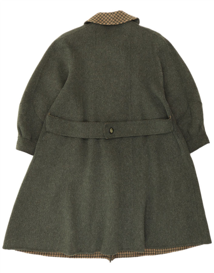 Vintage damski płaszcz IT 44 średni zielony