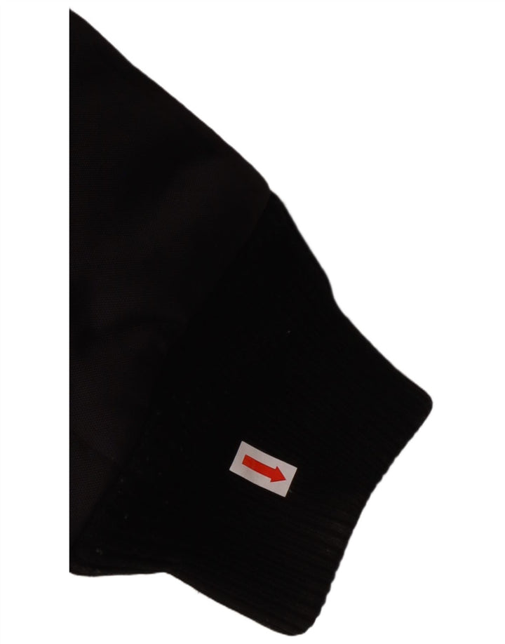 Męska ocieplana kurtka z kapturem Refrigiwear UK 52, duża, czarna, zimowa z poliamidu