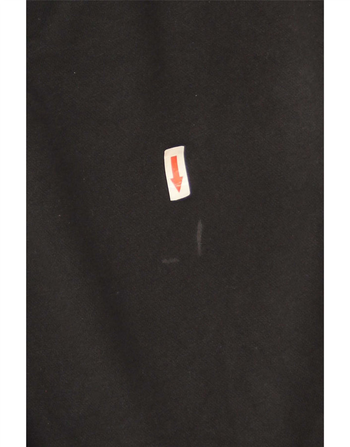 Męski sweter oversize z kapturem Nike, mały, czarny, bawełniany