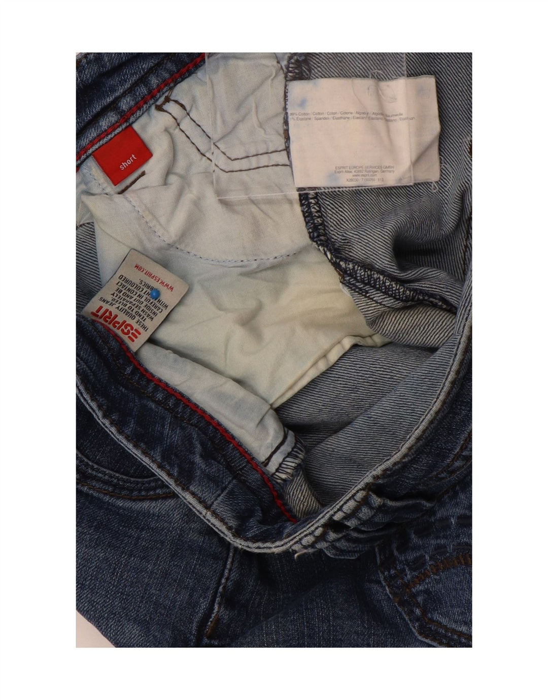 Damskie jeansy Bootcut Esprit UK 10 Small W28 L30 Niebieskie bawełniane