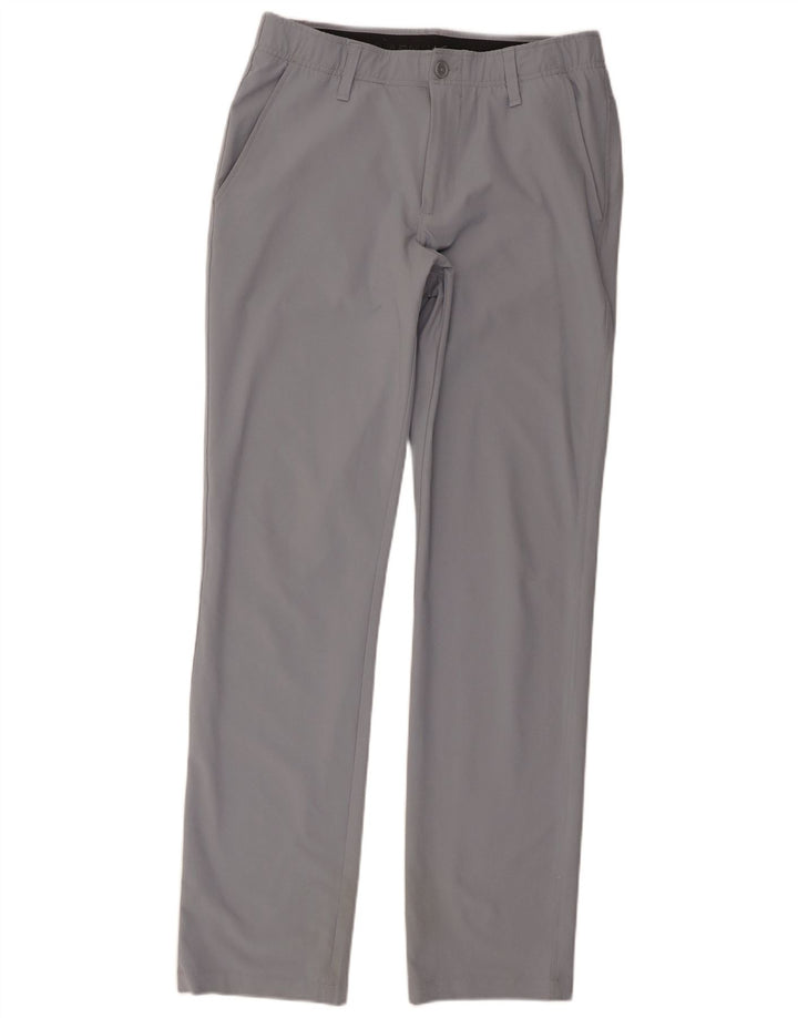 Męskie proste spodnie chino Under Armour W32 L34 Szary poliester