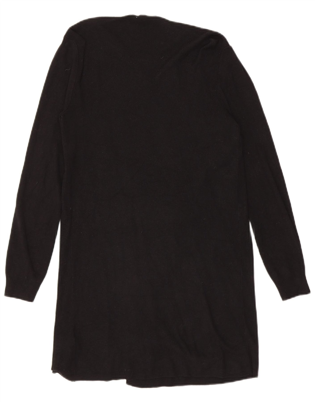 Marks & Spencer Damski sweter rozpinany o długim kroju, UK 10, mały, czarny