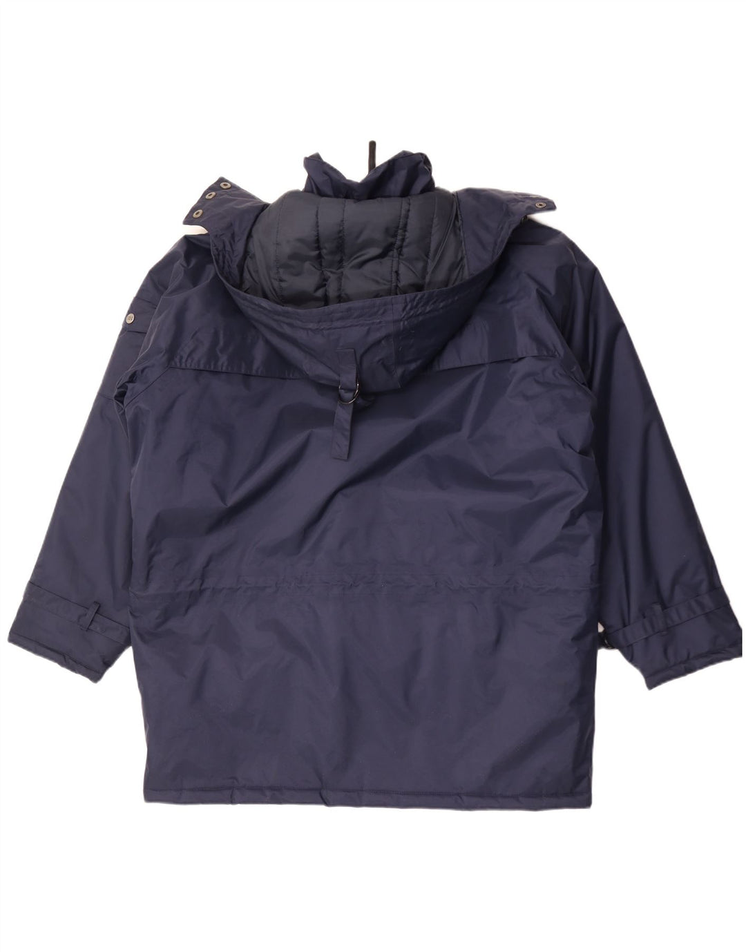 Helly Hansen Męski płaszcz z kapturem, oversize, wyściełany UK 36, mały, granatowy