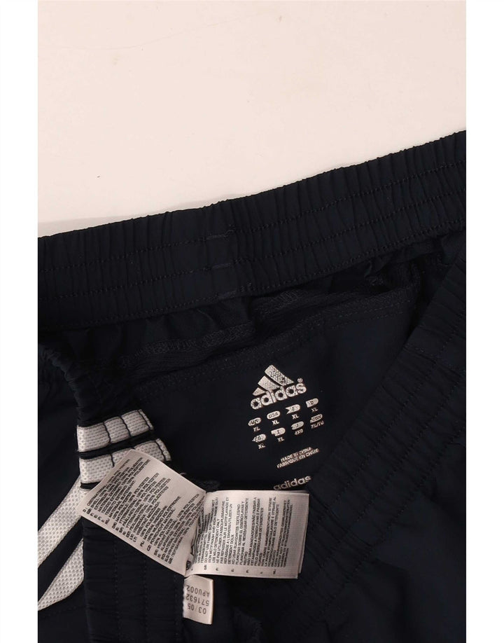 Męskie spodenki sportowe Adidas XL granatowe, poliestrowe
