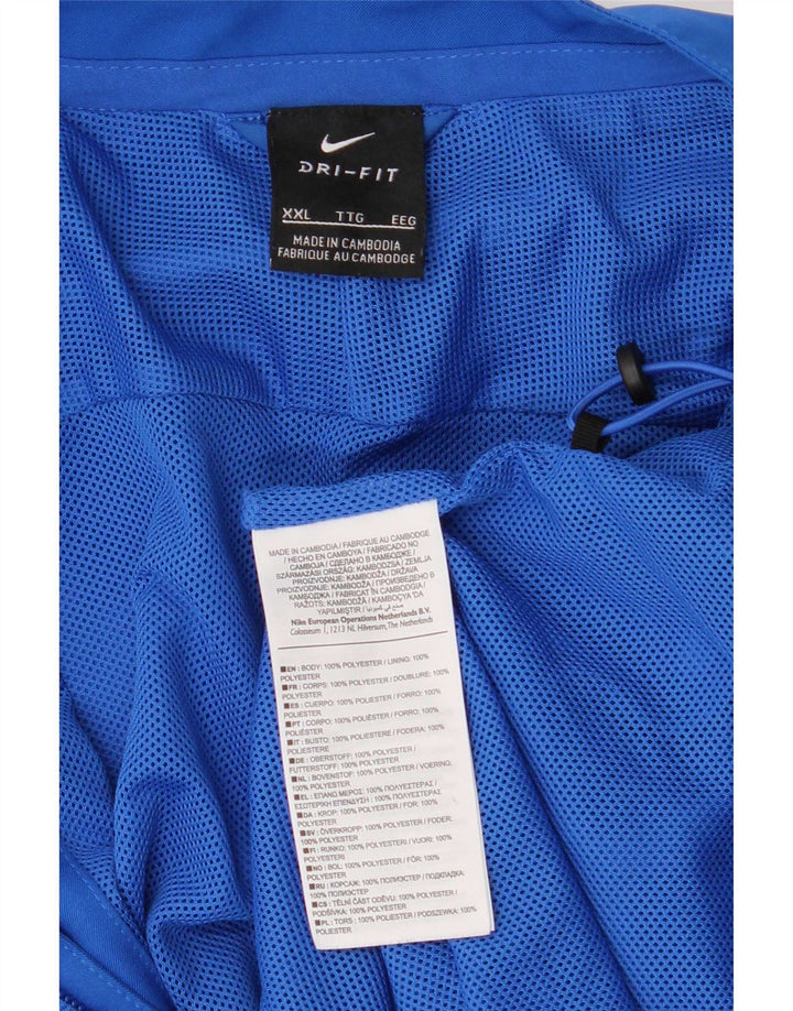 Kurtka męska Nike Dri Fit Regular Tracksuit Top 2XL niebieska, poliestrowa, sportowa