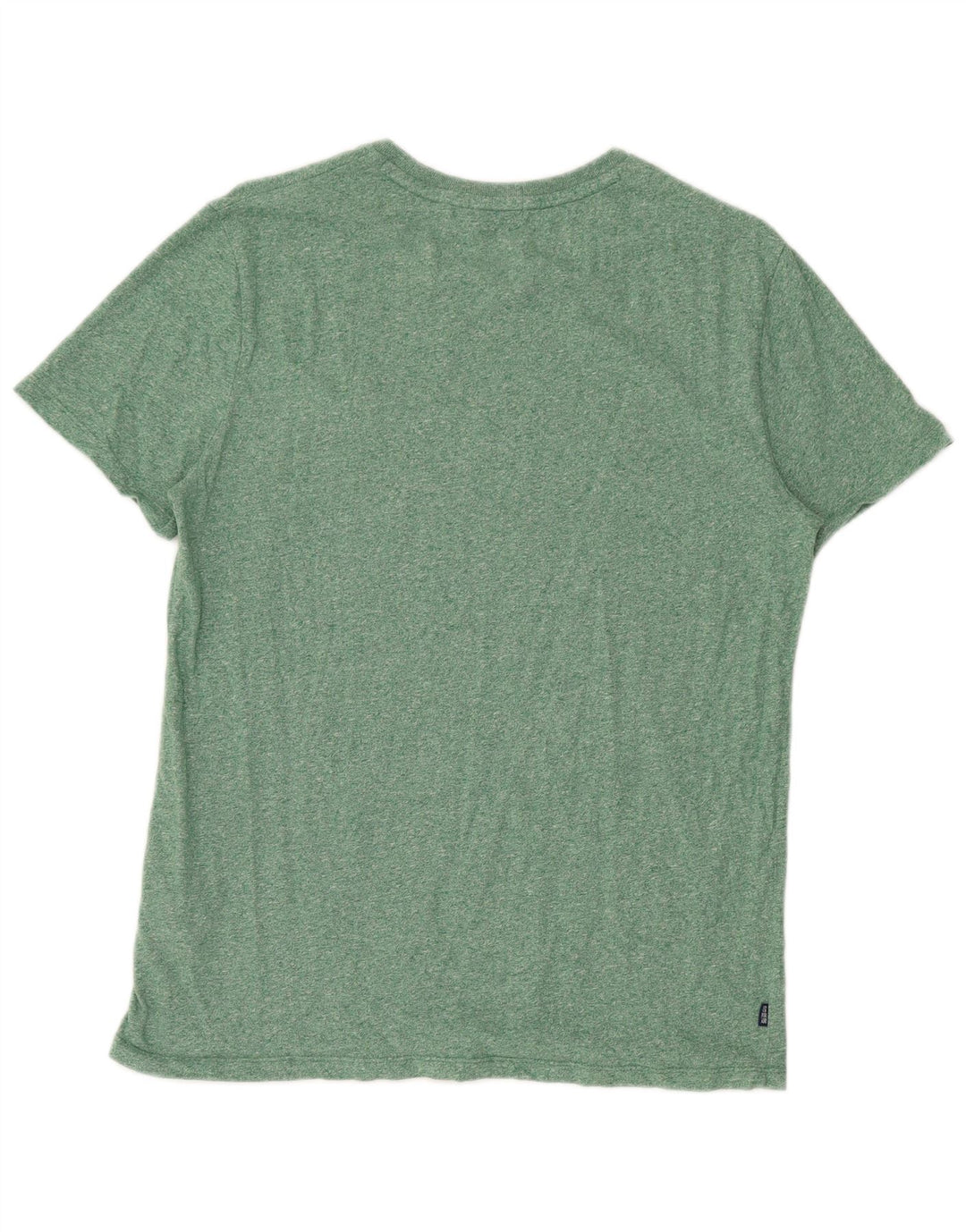T-shirt męski Superdry, duży, zielony, bawełniany w plamki