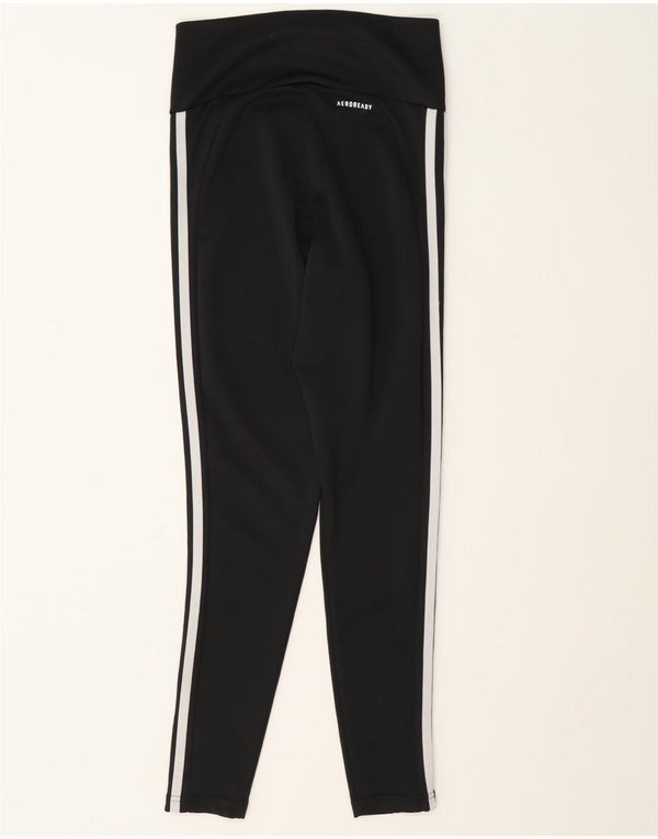Damskie legginsy Adidas Aeroready UK 4/6 XS, czarny poliester