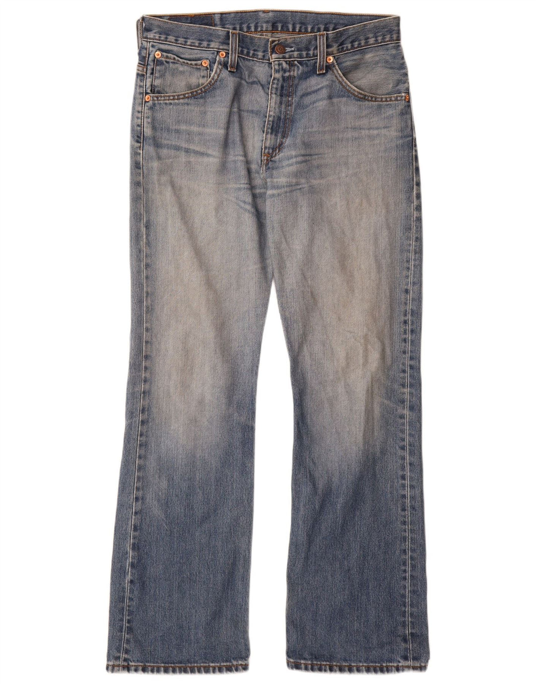 Męskie jeansy Levi's 507 Bootcut W32 L32 Niebieska bawełna