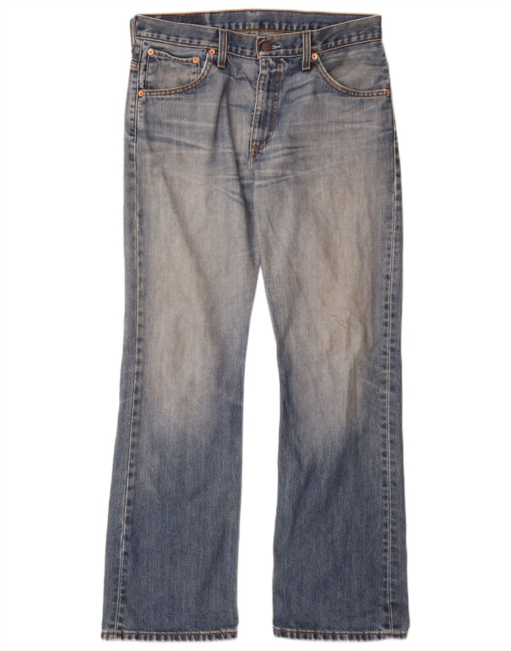 Męskie jeansy Levi's 507 Bootcut W32 L32 Niebieska bawełna