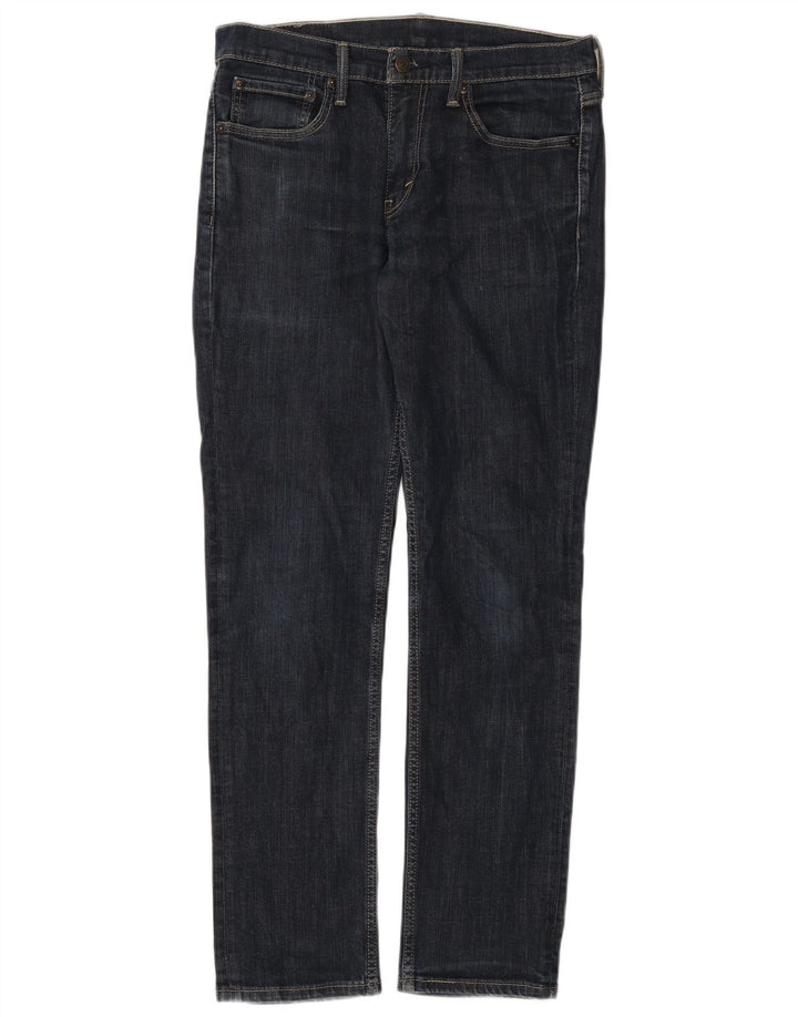 Męskie jeansy Levi's 511 Slim W31 L32 Granatowa bawełna