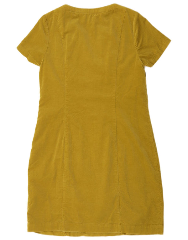 BODEN Womens Shift Dress UK 14 Medium  Khaki Cotton
