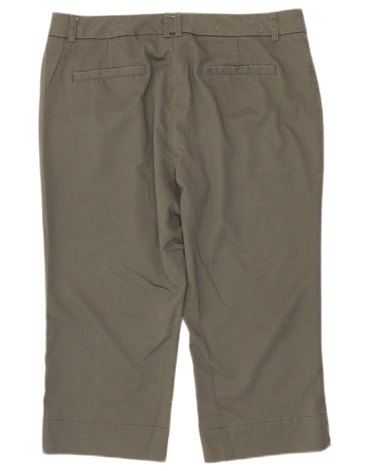 Spodnie damskie Dockers Capri US 10 Large W34 L20 Szara bawełna