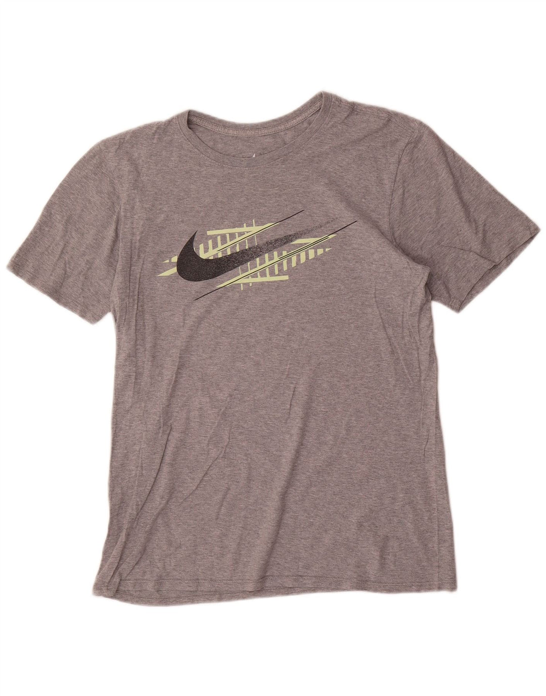 Męski T-shirt z grafiką Nike, średnioszary, bawełniany