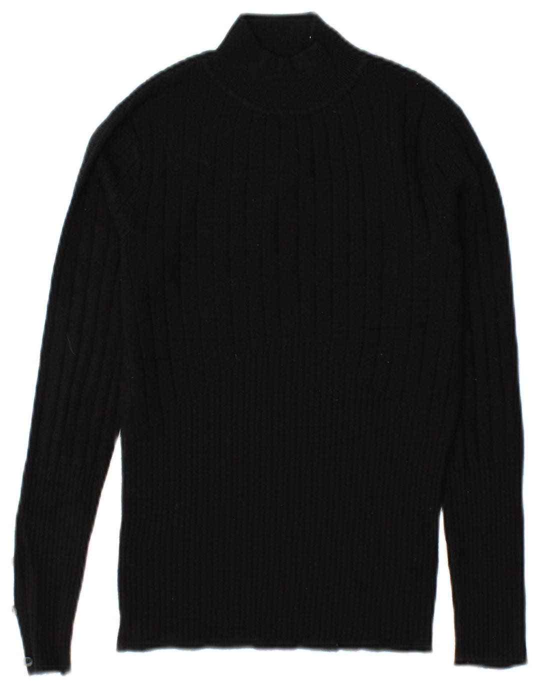 Marks & Spencer Damski sweter z golfem UK 8, mały, czarny