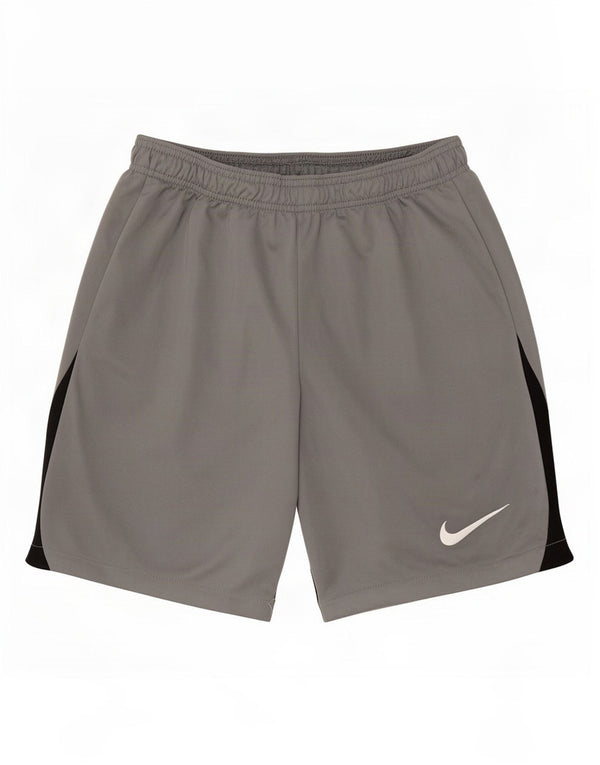 Męskie spodenki sportowe Nike Dri Fit Slim, mały, szary poliester z blokami kolorów