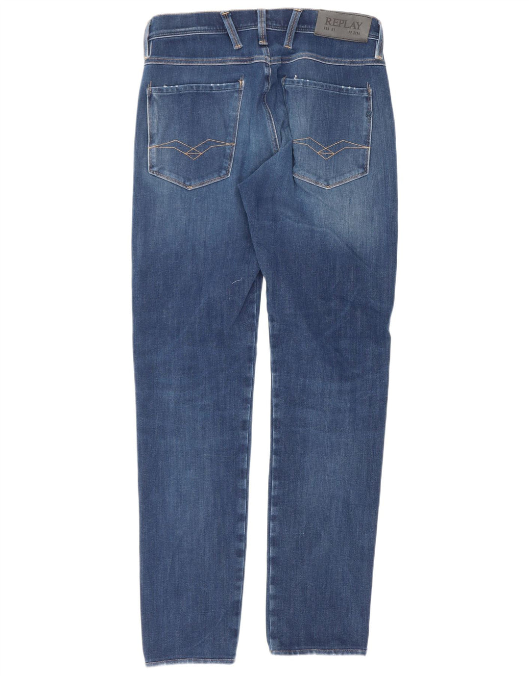 Męskie jeansy slim fit Replay W28 L30 Niebieskie bawełniane