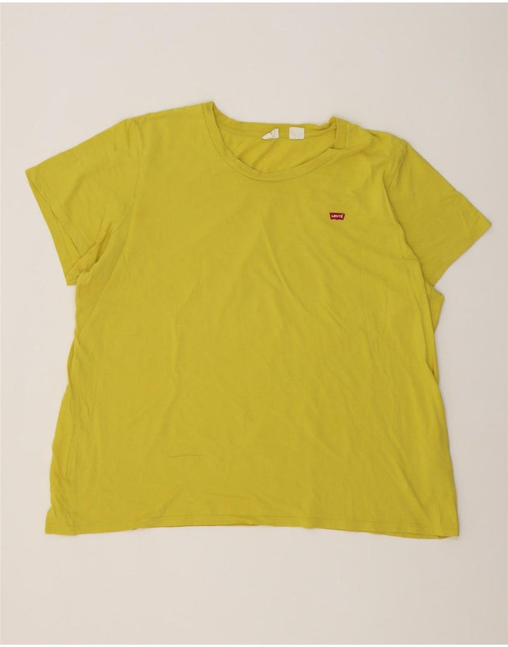 Koszulka męska Levi's Top 3XL Żółta bawełna