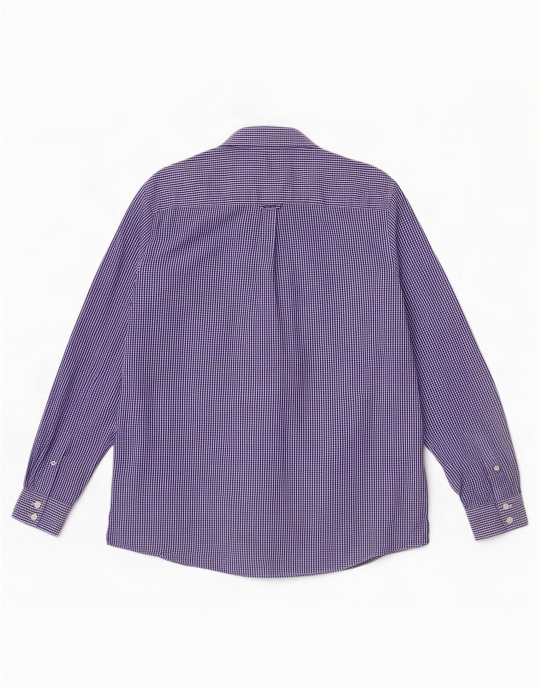 Crew Clothing Męska koszula o klasycznym kroju, duża, niebieska bawełniana kratka