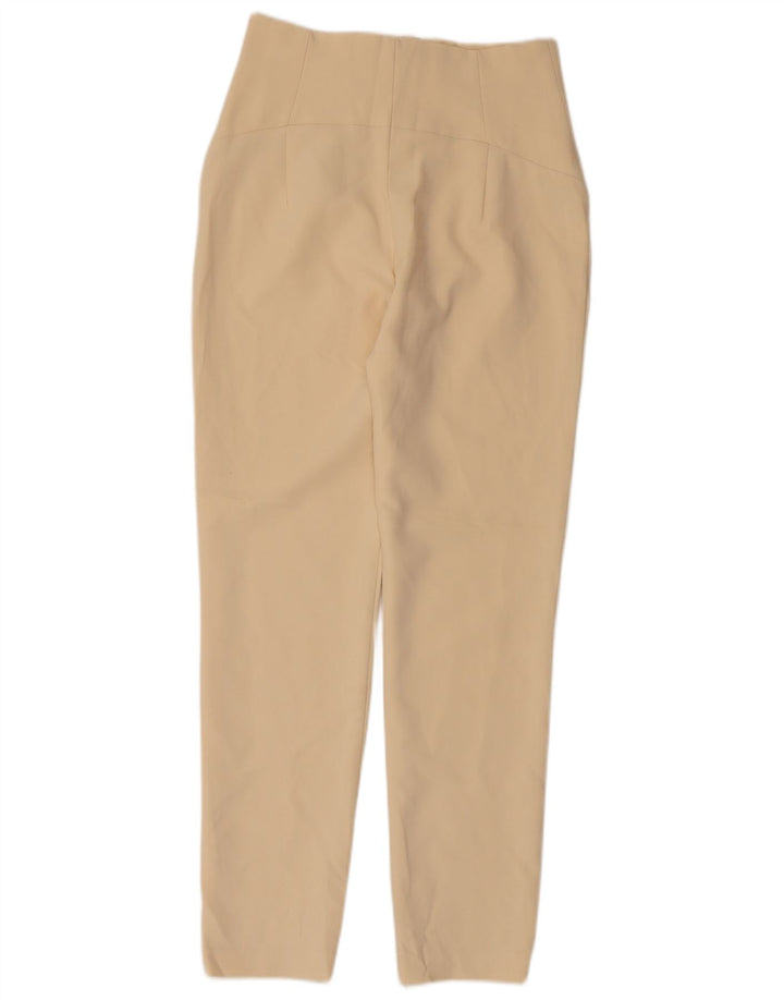 Spodnie damskie Zara Skinny Small W26 L28 Beżowy poliester