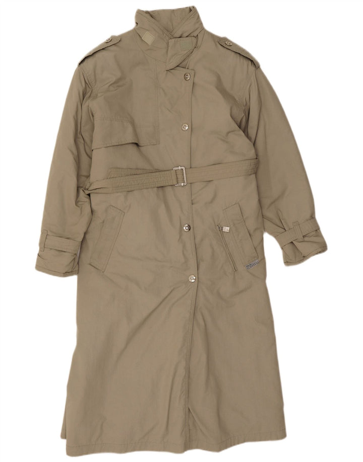 Damski wojskowy płaszcz wiatrówka typu oversize Schoffel EU 40, średni zielony