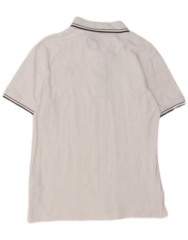 Męska koszulka polo Lyle & Scott, duża, biała, bawełniana