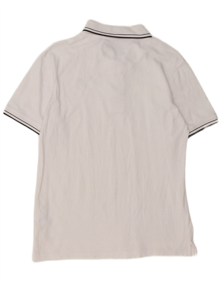 Męska koszulka polo Lyle & Scott, duża, biała, bawełniana