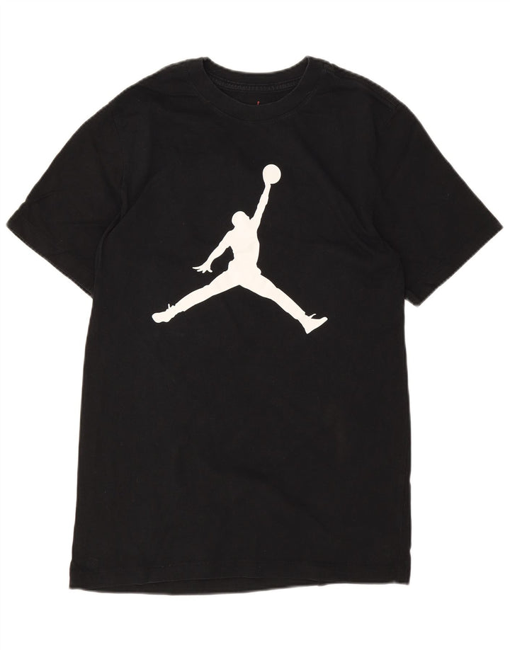 Męski T-shirt Jordan o standardowym kroju z grafiką, mały, czarny