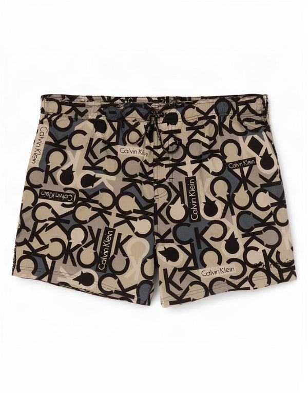 Męskie spodenki kąpielowe Calvin Klein Graphic XL, szary nylon