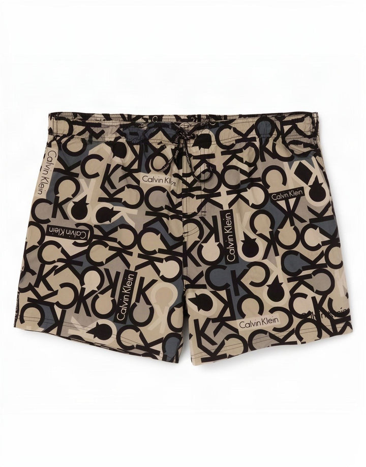 Męskie spodenki kąpielowe Calvin Klein Graphic XL, szary nylon