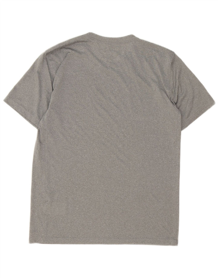 Męski T-shirt Nike Dri Fit Top, średni szary poliester