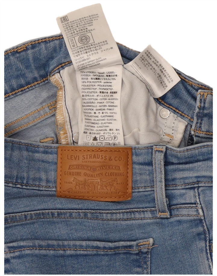 Damskie jeansy Levi's 711 Skinny W27 L28 Niebieski Lyocell