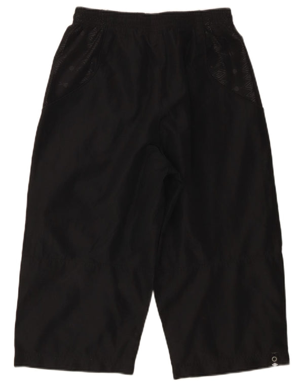 Spodnie dresowe Capri chłopięce Umbro 13-14 lat XL, czarne, argyle/diamentowe