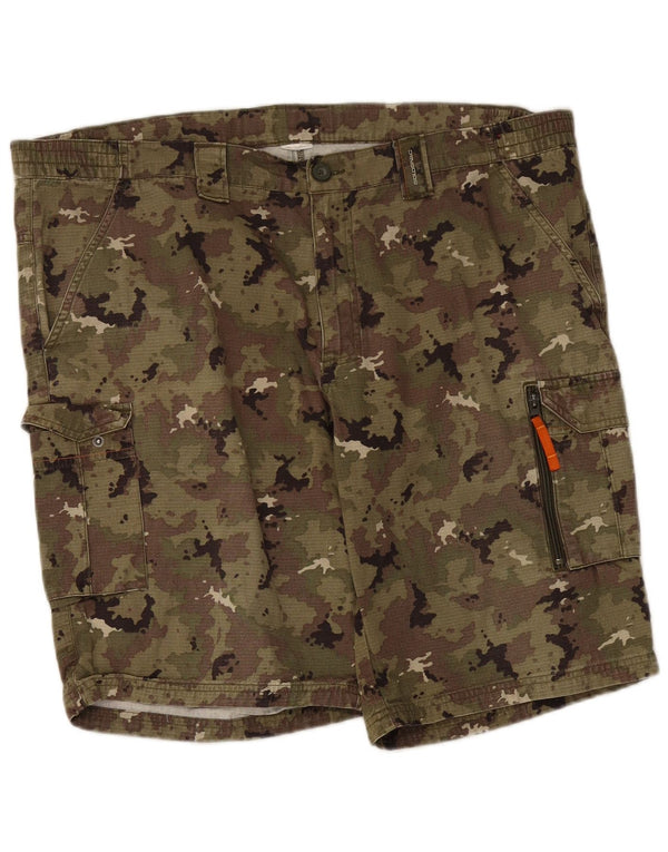 Solognac Męskie spodenki cargo 2XL W44 Khaki Camouflage