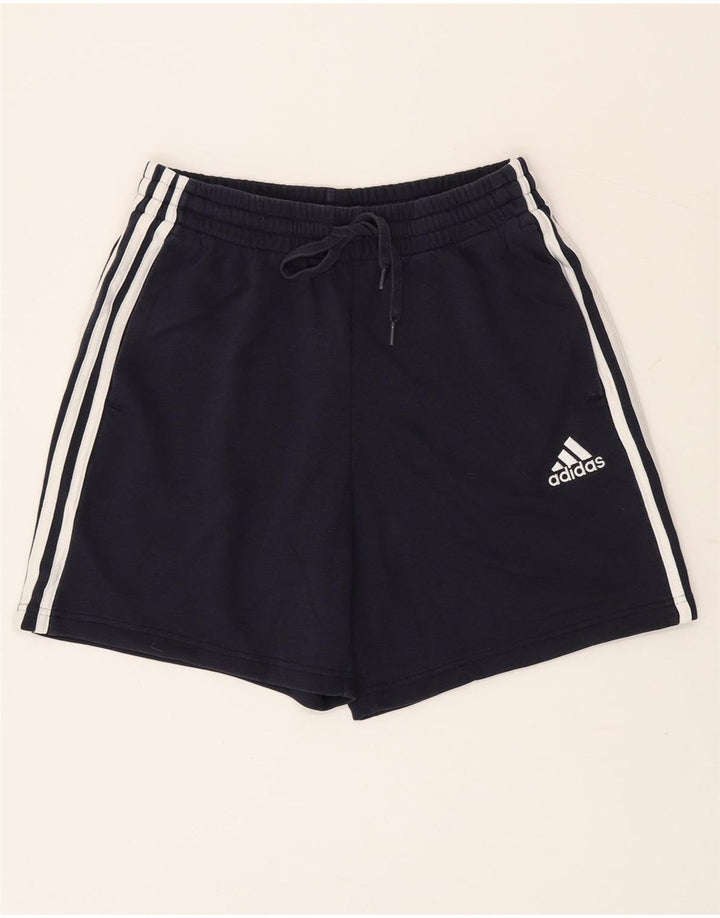 Męskie spodenki sportowe Adidas, średnie, granatowe, bawełniane