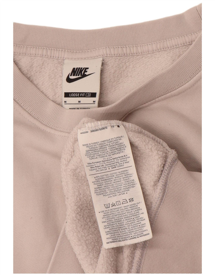 Damska bluza dresowa Nike UK 14, bawełna w kolorze średniego beżu