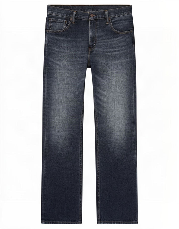 Męskie jeansy Levi's 527 Bootcut W33 L32 Niebieska bawełna