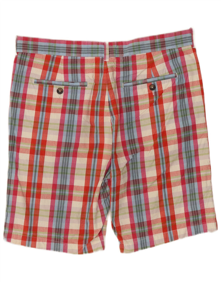 Męskie spodenki chino JACK WILLS W34, duża, wielokolorowa, bawełniana krata