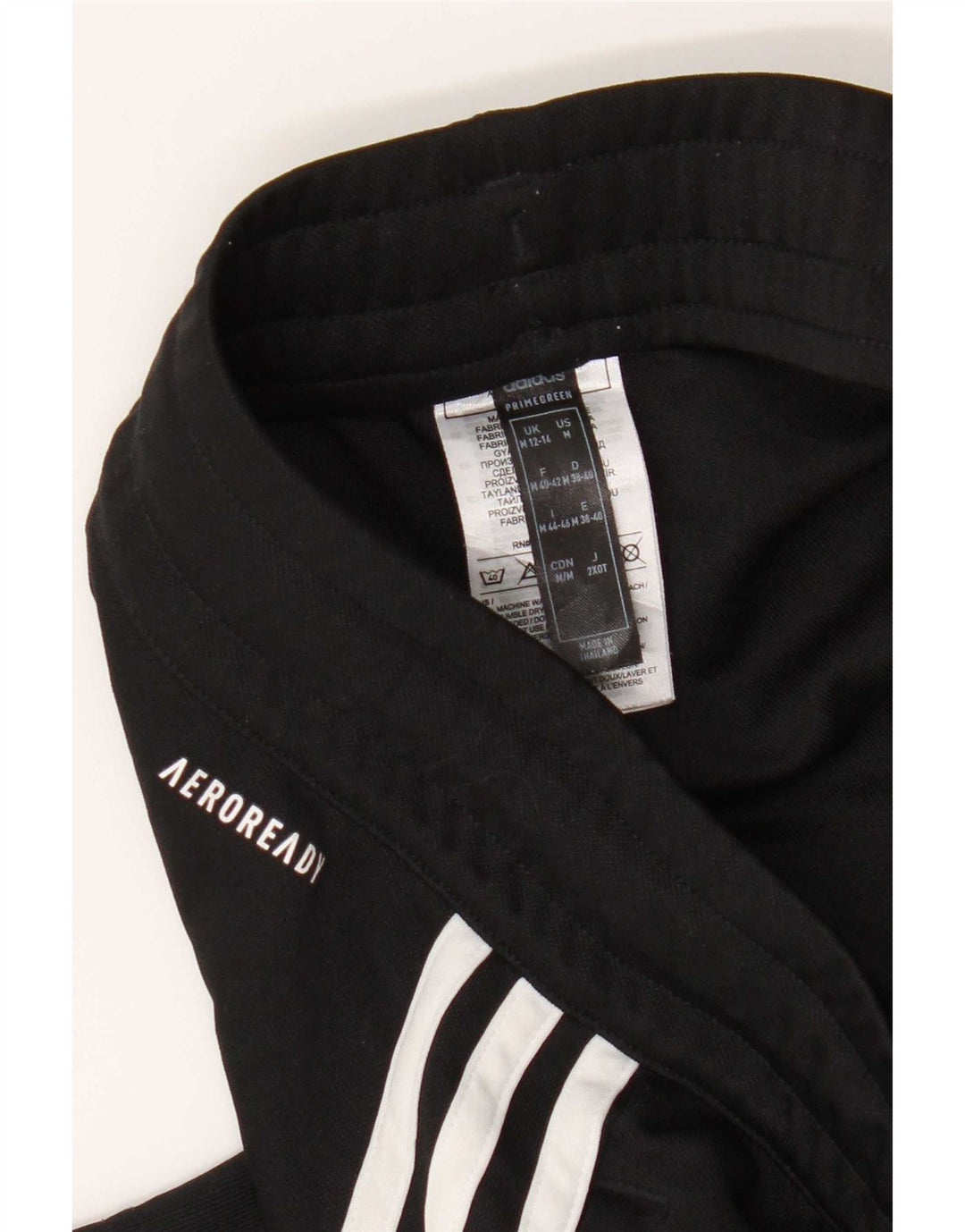 Damskie spodnie dresowe Adidas Aeroready UK 14, średni czarny poliester